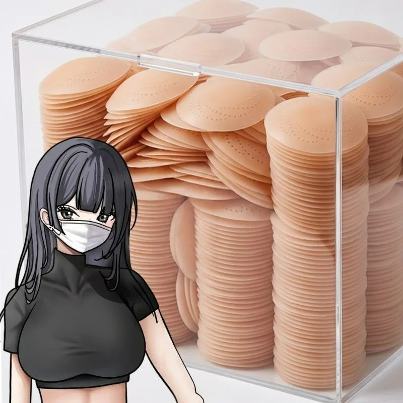 Silicone Bra Adhesive - 2/10 piezas de cubrepezones transpirables de