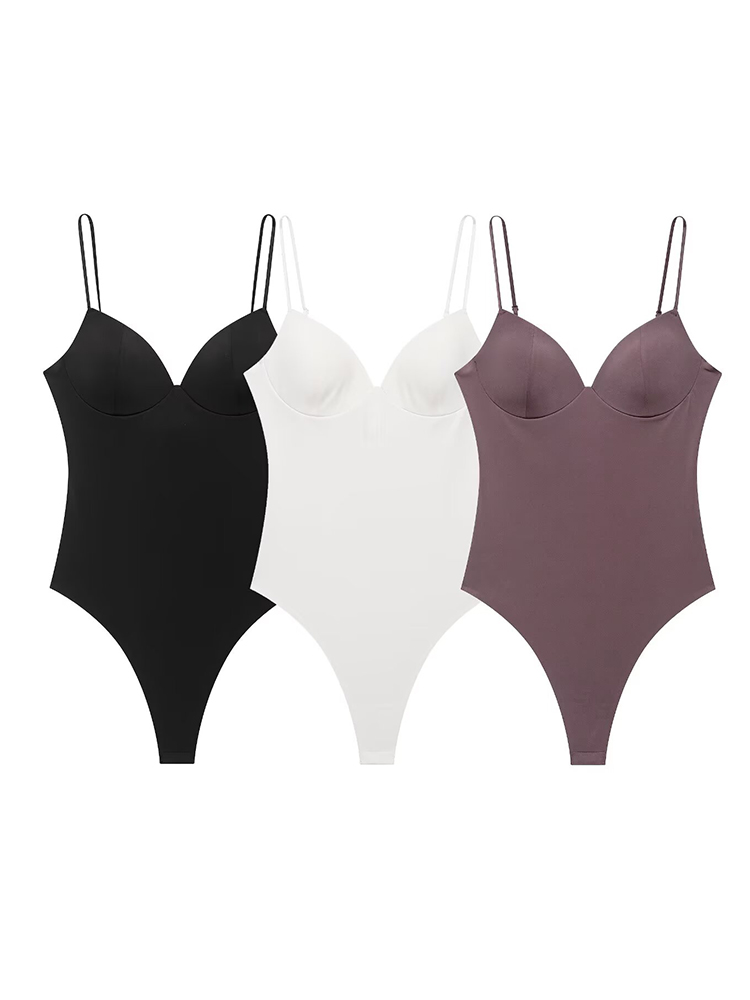 Shapewear Bodysuit Firm - TFMLN Body de Verano para Mujer,