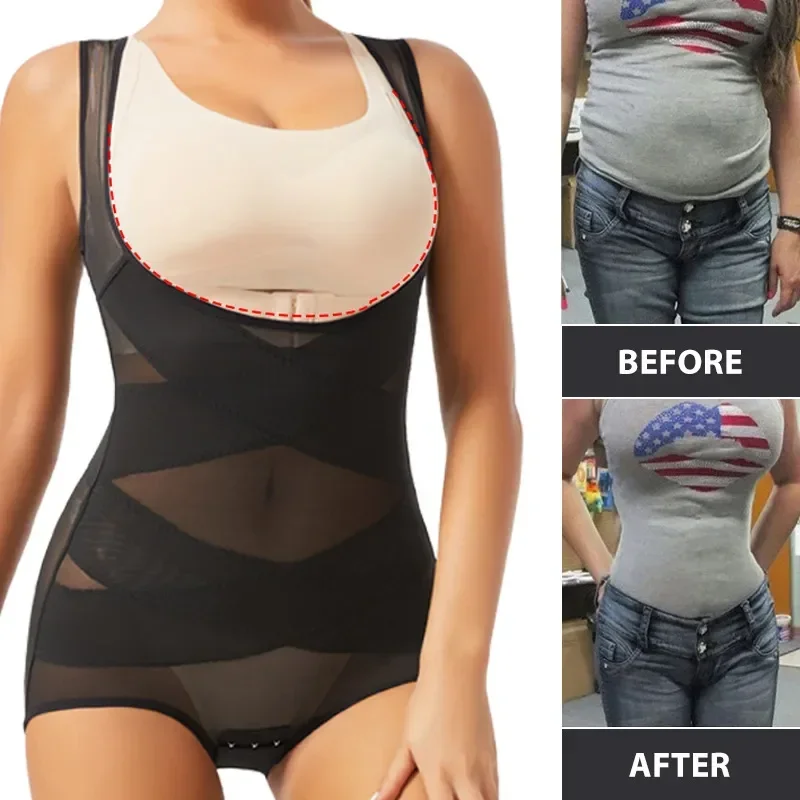 Shapewear Bodysuit Firm - Body para mujer, ropa interior moldeadora
