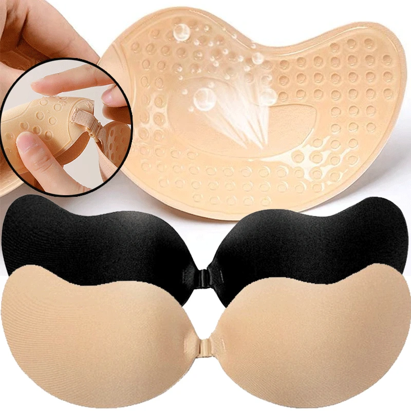 Silicone Bra Adhesive - Cubrepezones Adhesivos Reutilizables Tallas A-D, Sujetador