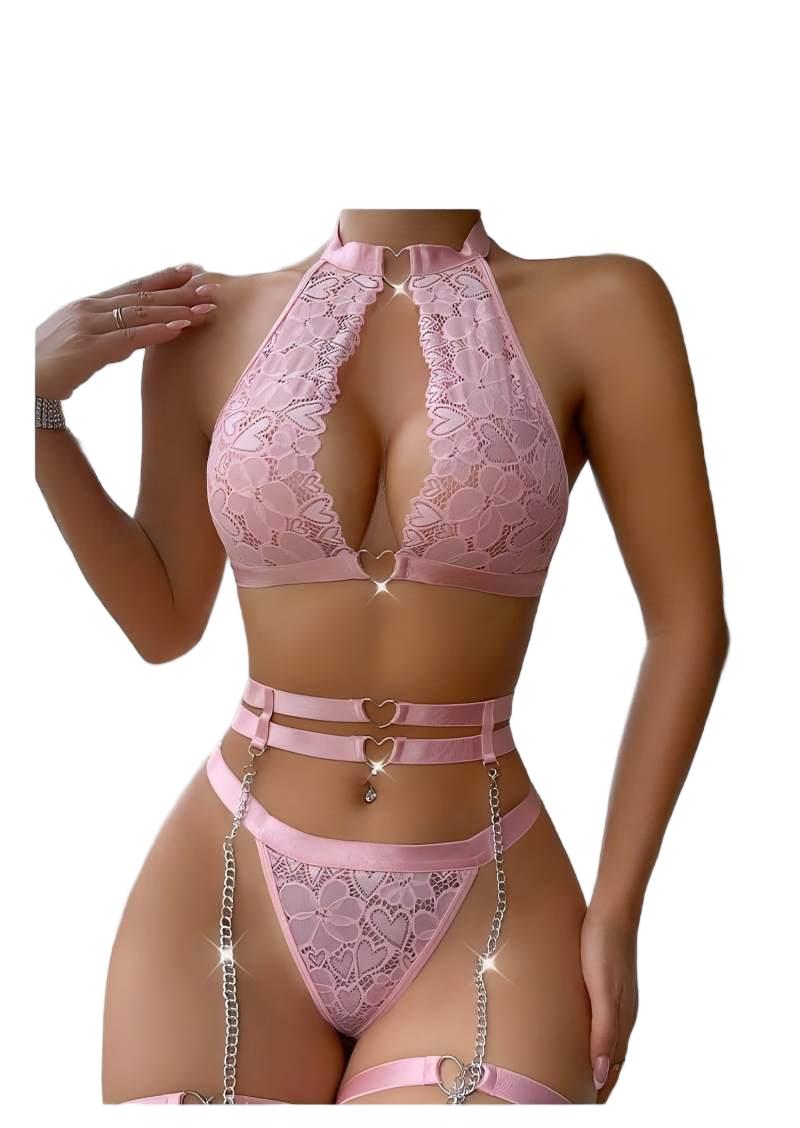 Conjunto de lencería sexy con  - Push Up Bra Padded reseña y precio