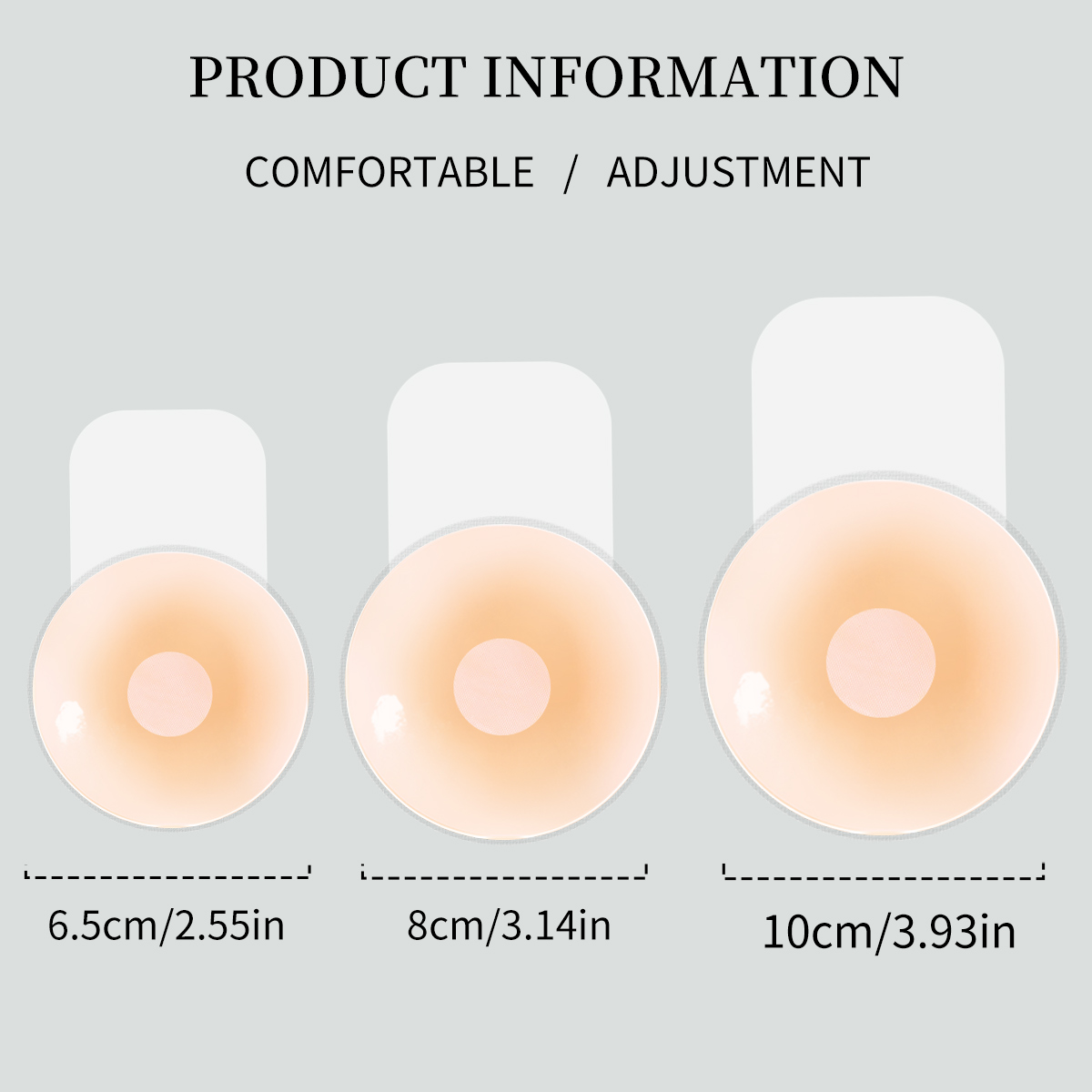 Juego de 2 piezas de cubre pez - Silicone Bra Adhesive reseña y precio