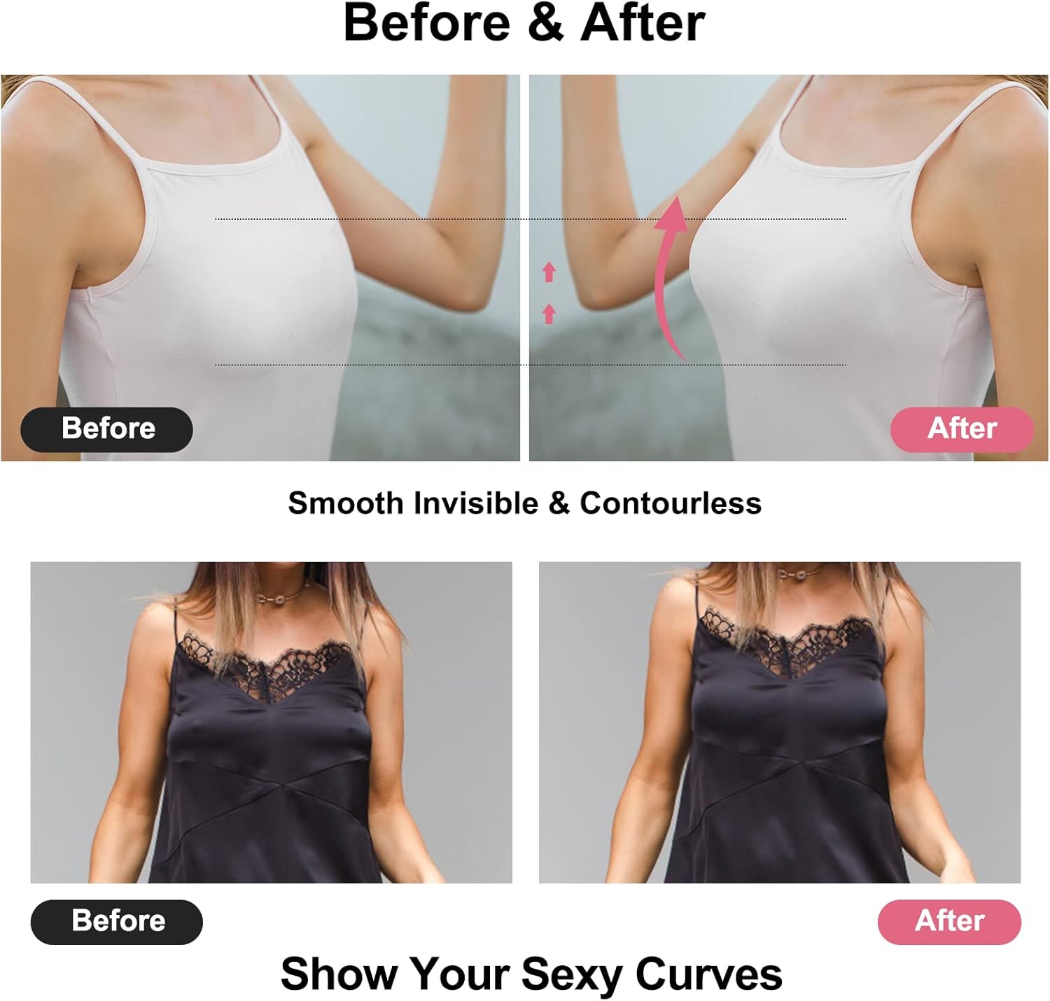 Sujetador Adhesivo Push-Up Inv - Silicone Bra Adhesive reseña y precio