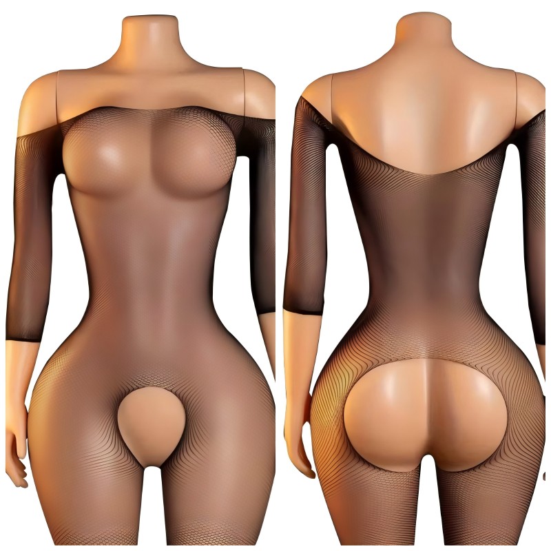 Medias sexys sin entrepierna p - Bodystocking Fishnet reseña y precio