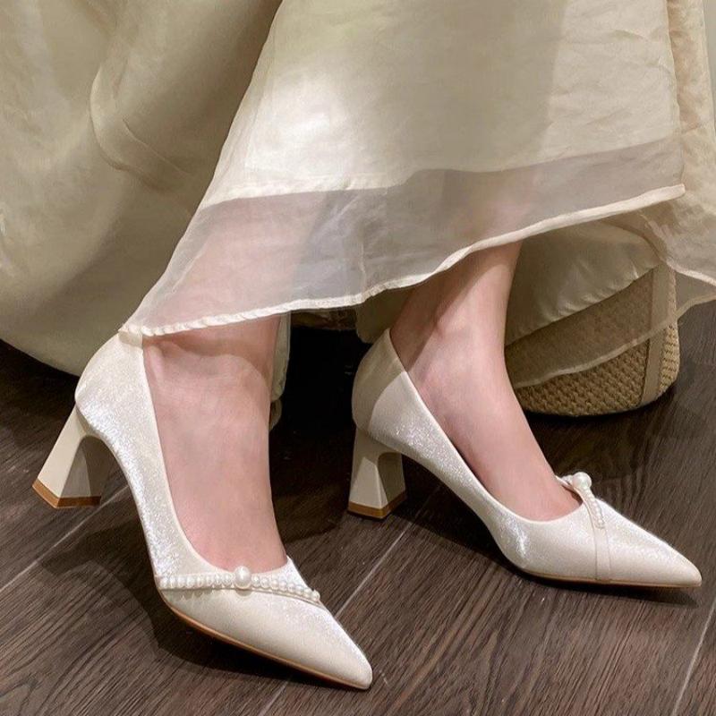 Elegantes Zapatos de Tacón Cua - Slip Dress Satin reseña y precio