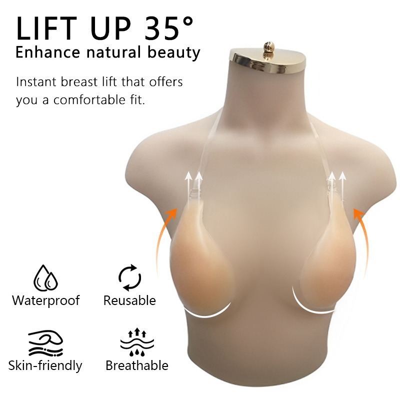 1 unidad de sujetador invisibl - Silicone Bra Adhesive reseña y precio