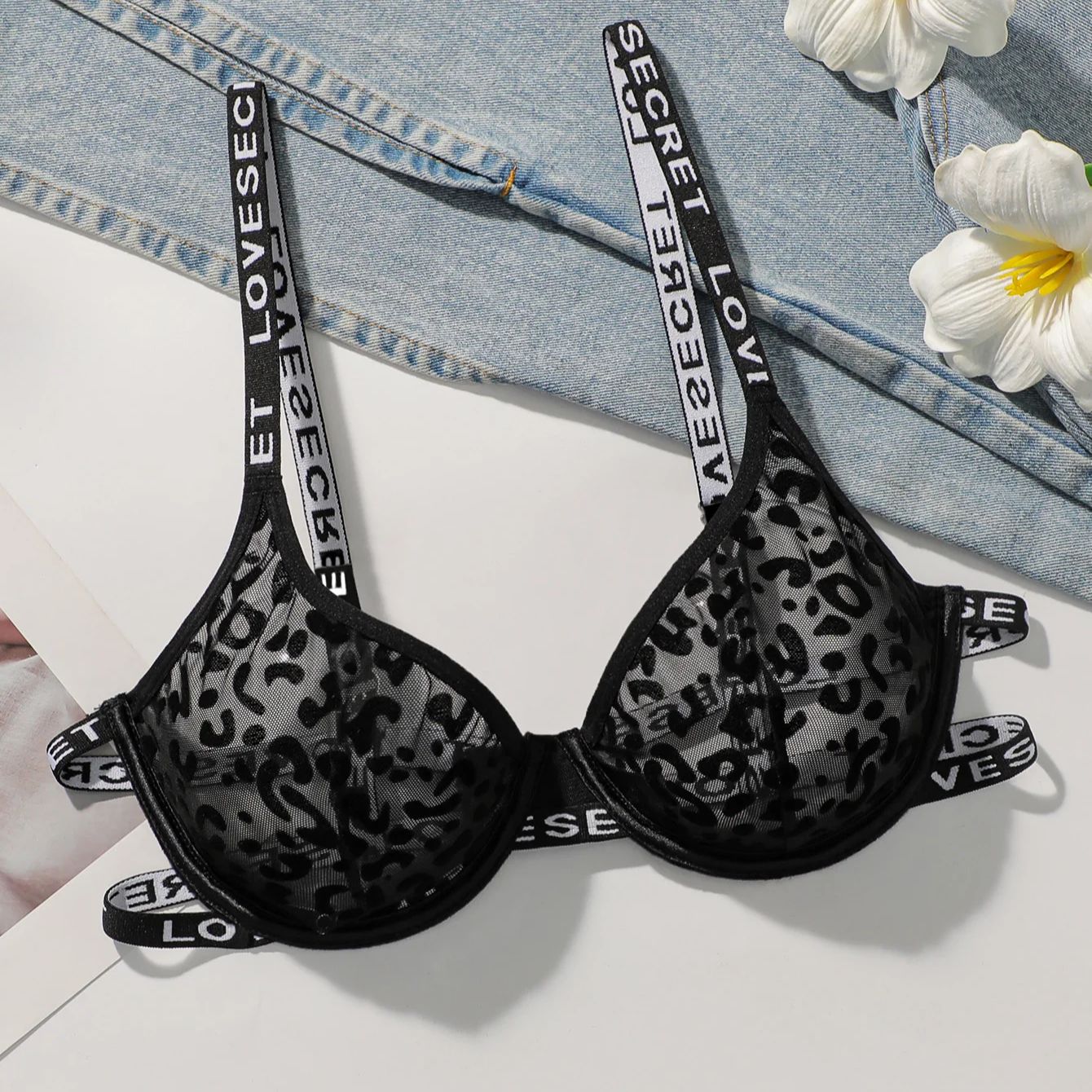 Sujetador sexy con estampado d - Push Up Bra Padded reseña y precio
