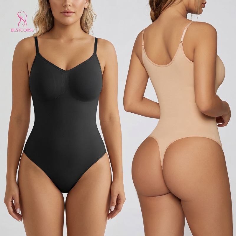 Negro Body Tanga,Body Modelado - Shapewear Bodysuit Firm reseña y precio